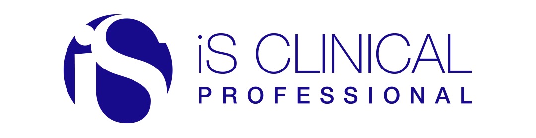 Logo with stylized 'IS' and text 'IS Clinical Professional' in purple and white.